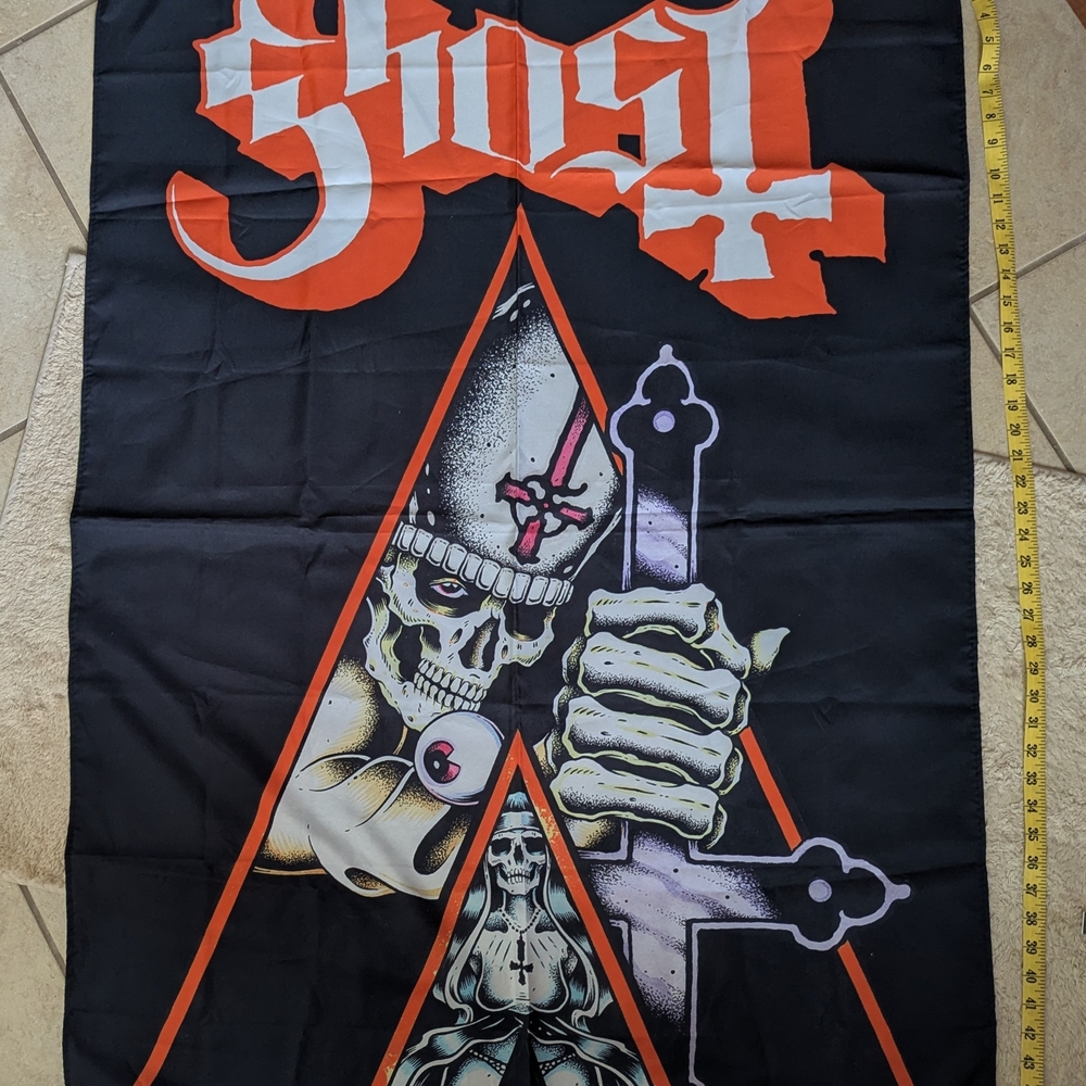 Ghost Band Flag + Bill Tour 2022
